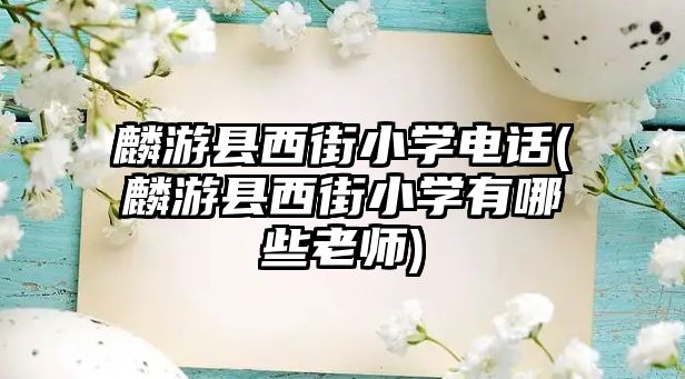 麟游縣西街小學電話(麟游縣西街小學有哪些老師)