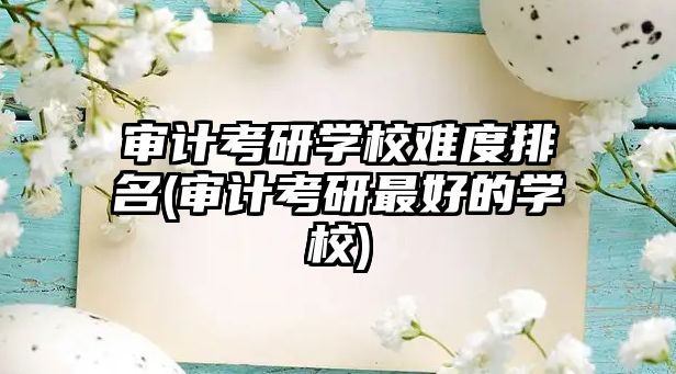 審計考研學(xué)校難度排名(審計考研最好的學(xué)校)