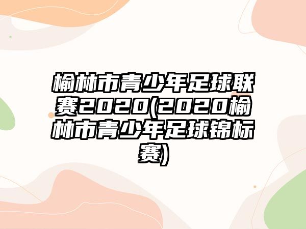 榆林市青少年足球聯(lián)賽2020(2020榆林市青少年足球錦標(biāo)賽)