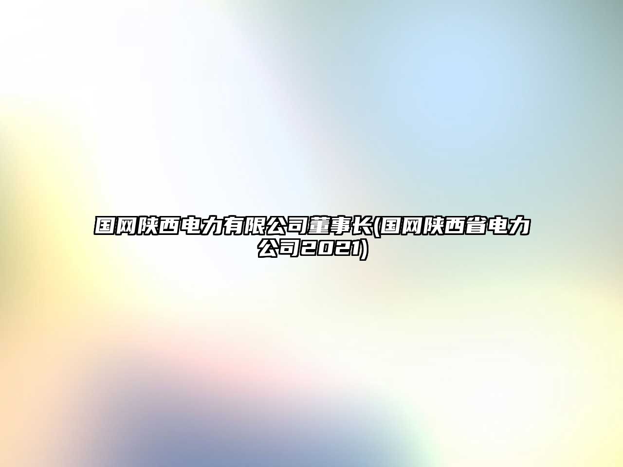 國網陜西電力有限公司董事長(國網陜西省電力公司2021)